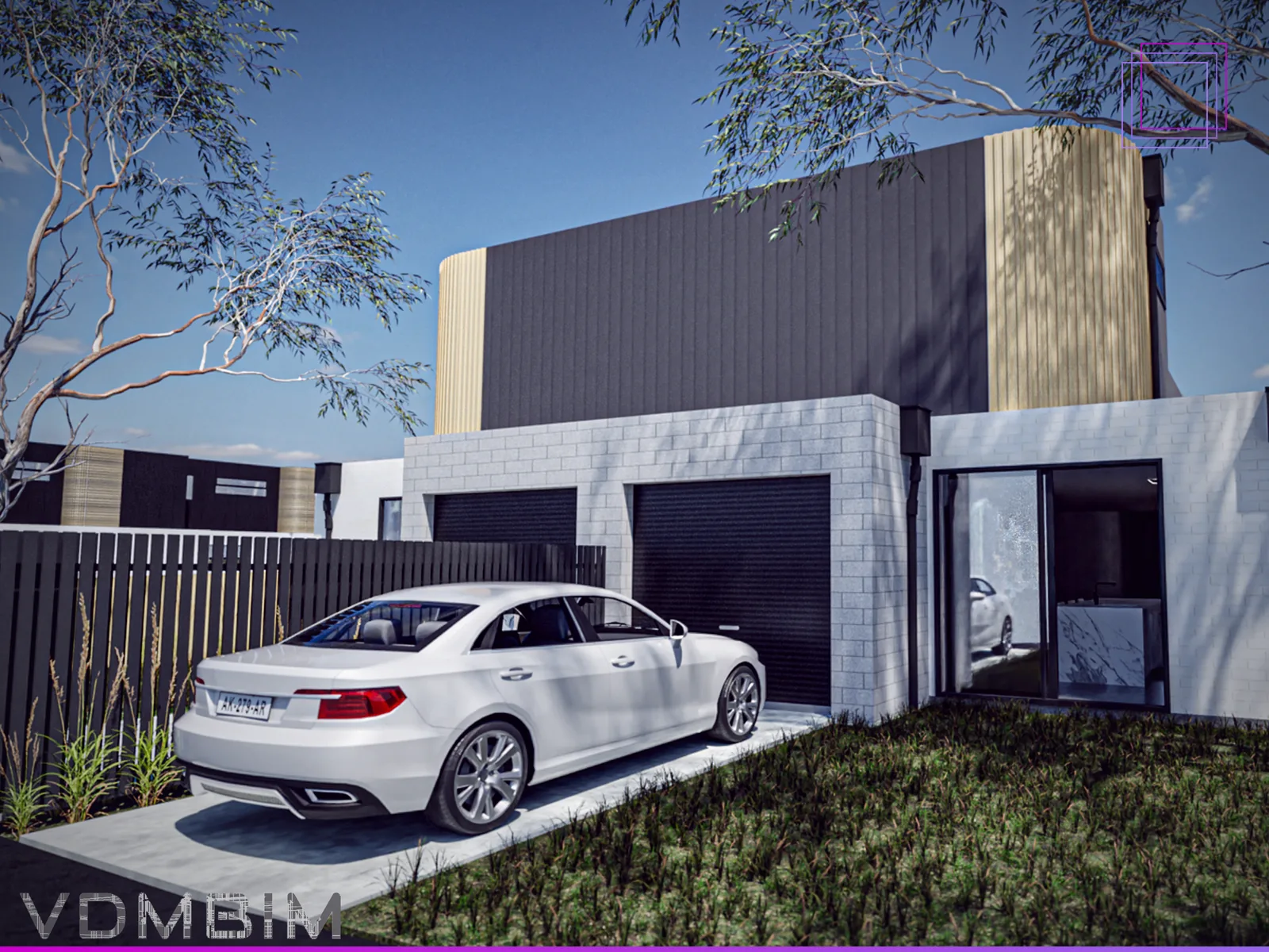 Townhouse exterior render